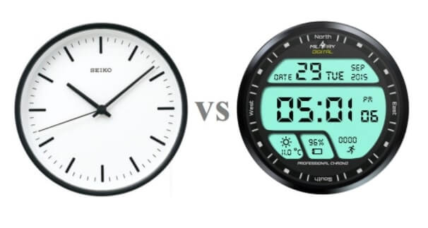 đồng hồ analog là gì