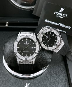 Đồng hồ đôi Hublot đính đá