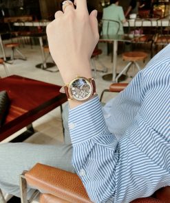 Đồng hồ Patek Philippe nam dây da màu nâu