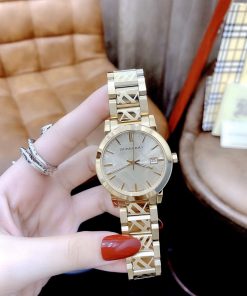 Đồng hồ Burberry nữ dây kim loại