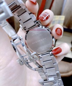 Đồng hồ Burberry nữ dây kim loại