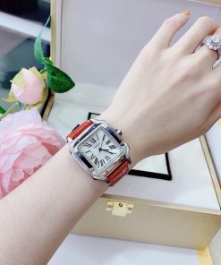 Đồng hồ Cartier dây da nữ