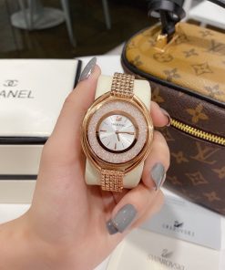 Đồng hồ Swarovski mặt đá xoay