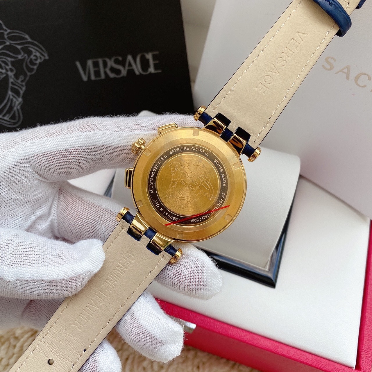 Đồng hồ Versace nam mặt tròn Đồng hồ Versace nam mặt tròn