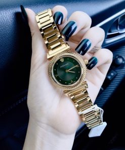 Đồng hồ Versace nữ dây kim loại