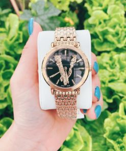Đồng hồ Versace nữ mặt tròn