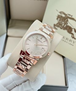 Đồng hồ Burberry nữ dây kim loại