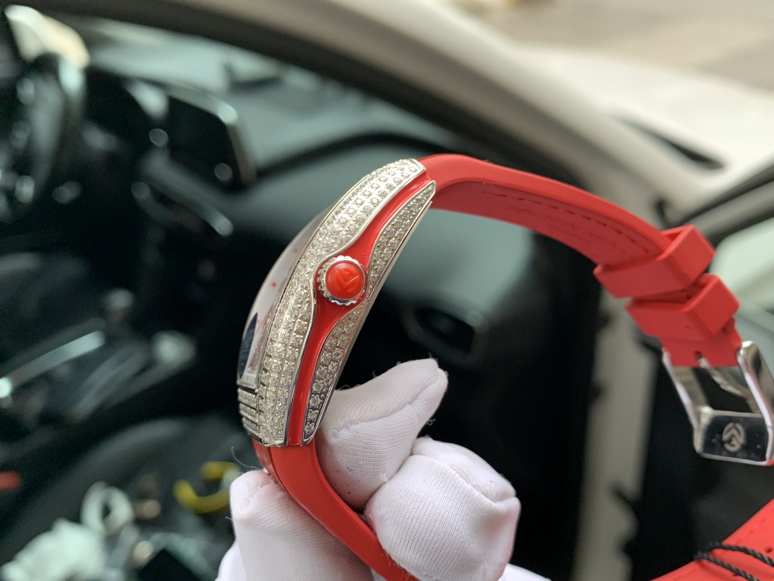 Đồng hồ Franck Muller nữ đính đá Đồng hồ Franck Muller nữ đính đá