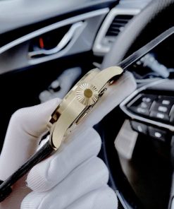 Đồng hồ IWC Schaffhausen nam dây da màu đen