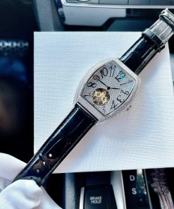 Đồng hồ Davena nam dây da