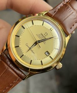 Đồng hồ Omega nam dây da