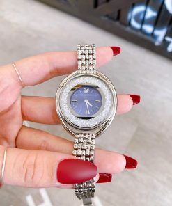 Đồng hồ swarovski nữ dây kim loại