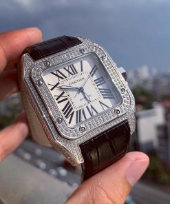 Đồng hồ Cartier nam mặt vuông