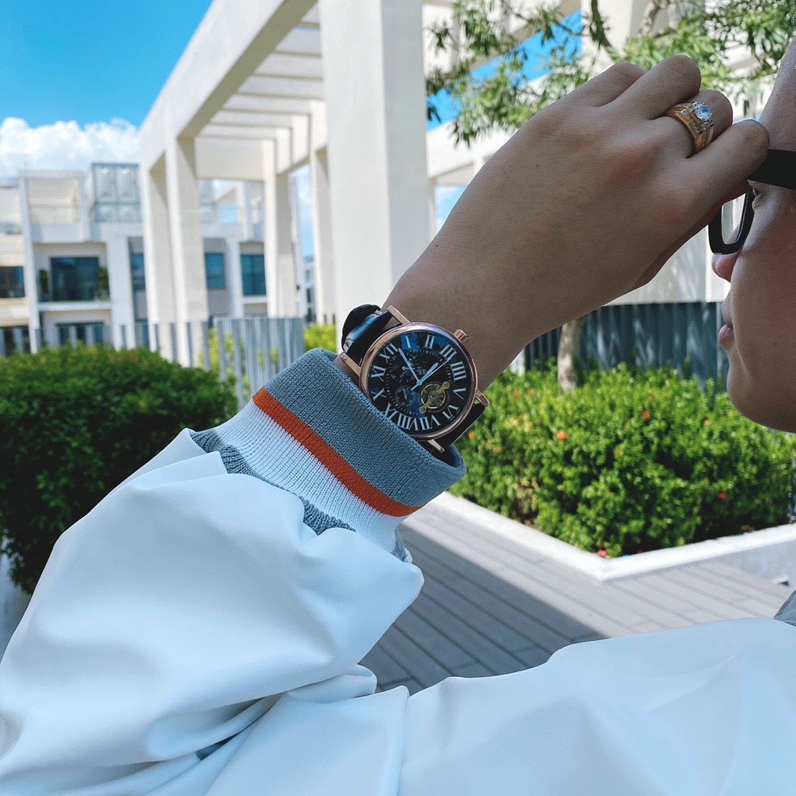 Đồng hồ Cartier nam máy cơ Đồng hồ Cartier nam máy cơ