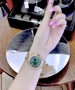 Đồng hồ Cartier nữ mặt tròn