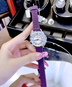 Đồng hồ Coach nữ dây cao su màu tím