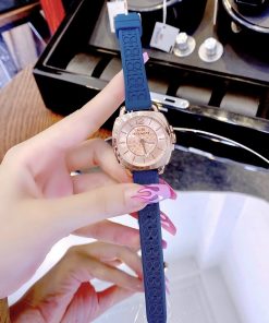 Đồng hồ Coach nữ dây cao su màu xanh dương