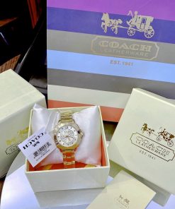 Đồng hồ Coach nữ dây kim loại