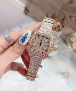 Đồng hồ Davena nữ mặt đá xoay