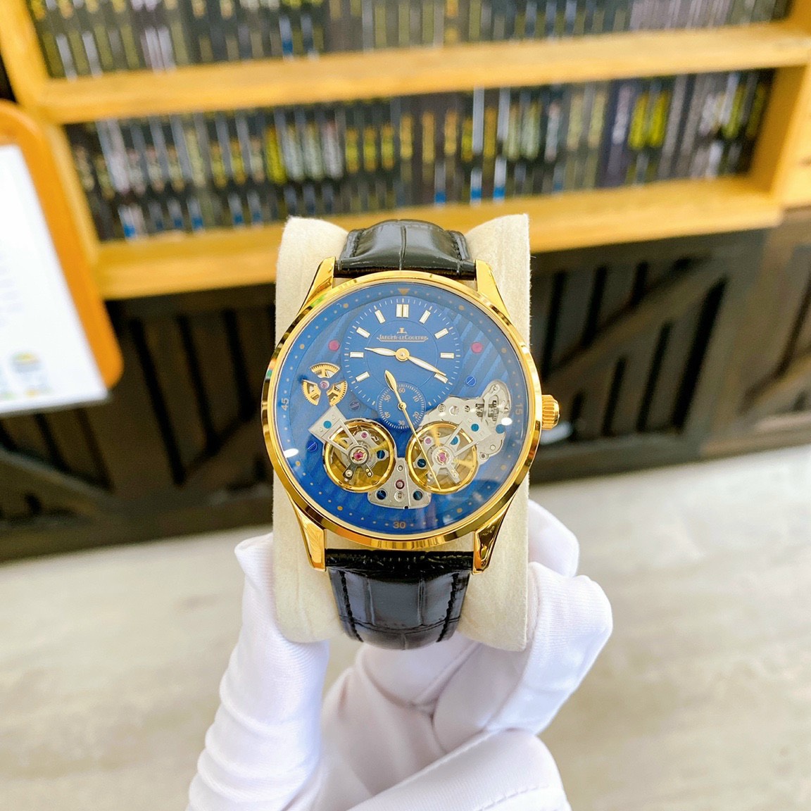 Đồng hồ Jaeger Lecoultre cơ lộ máy Đồng hồ Jaeger Lecoultre cơ lộ máy