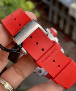 Đồng hồ Richard Mille nam dây cao su màu đỏ
