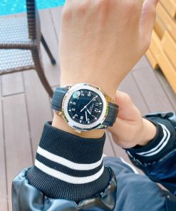 Đồng hồ Patek Philippe nam dây cao su màu đen