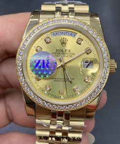 Đồng hồ Rolex mạ vàng gold