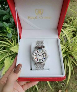 Đồng hồ Royal Crown nữ mặt tròn