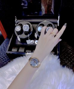 Đồng hồ Swarovski nữ mặt tròn
