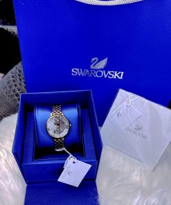 Đồng hồ nữ mặt tròn Swarovski