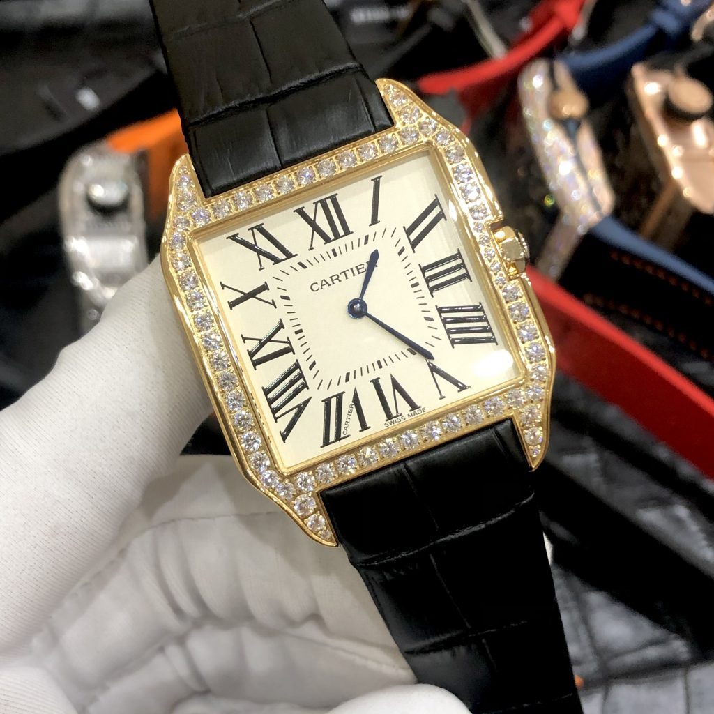 Đồng hồ Cartier dây da