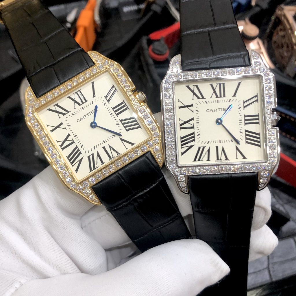 Đồng hồ Cartier đính đá