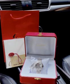 Đồng hồ Cartier nữ dây kim loại