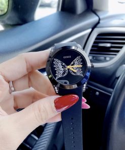 Đồng hồ Guess nữ mặt tròn