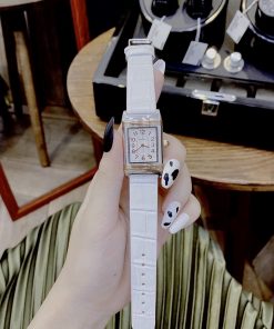 Đồng hồ Jaeger Lecoultre nữ dây da màu trắng