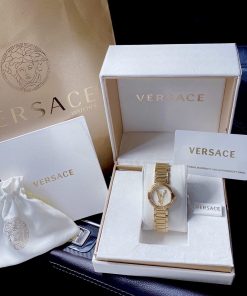 Đồng hồ Versace nữ mặt tròn