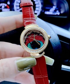 Đồng hồ nữ dây da Bvlgari