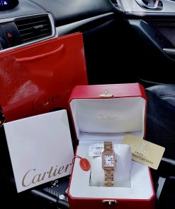 Đồng hồ nữ dây kim loại Cartier Tank