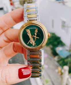 Đồng hồ nữ mặt tròn Versace