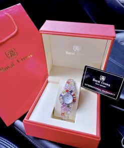 Đồng hồ nữ đính đá Royal Crown