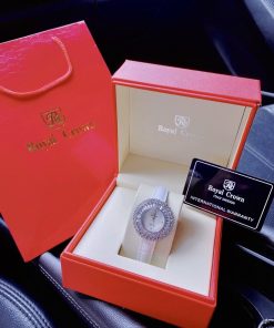 Đồng hồ nữ đính đá Royal Crown
