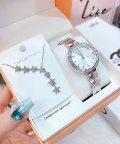 Đồng hồ Davena nữ dây kim loại