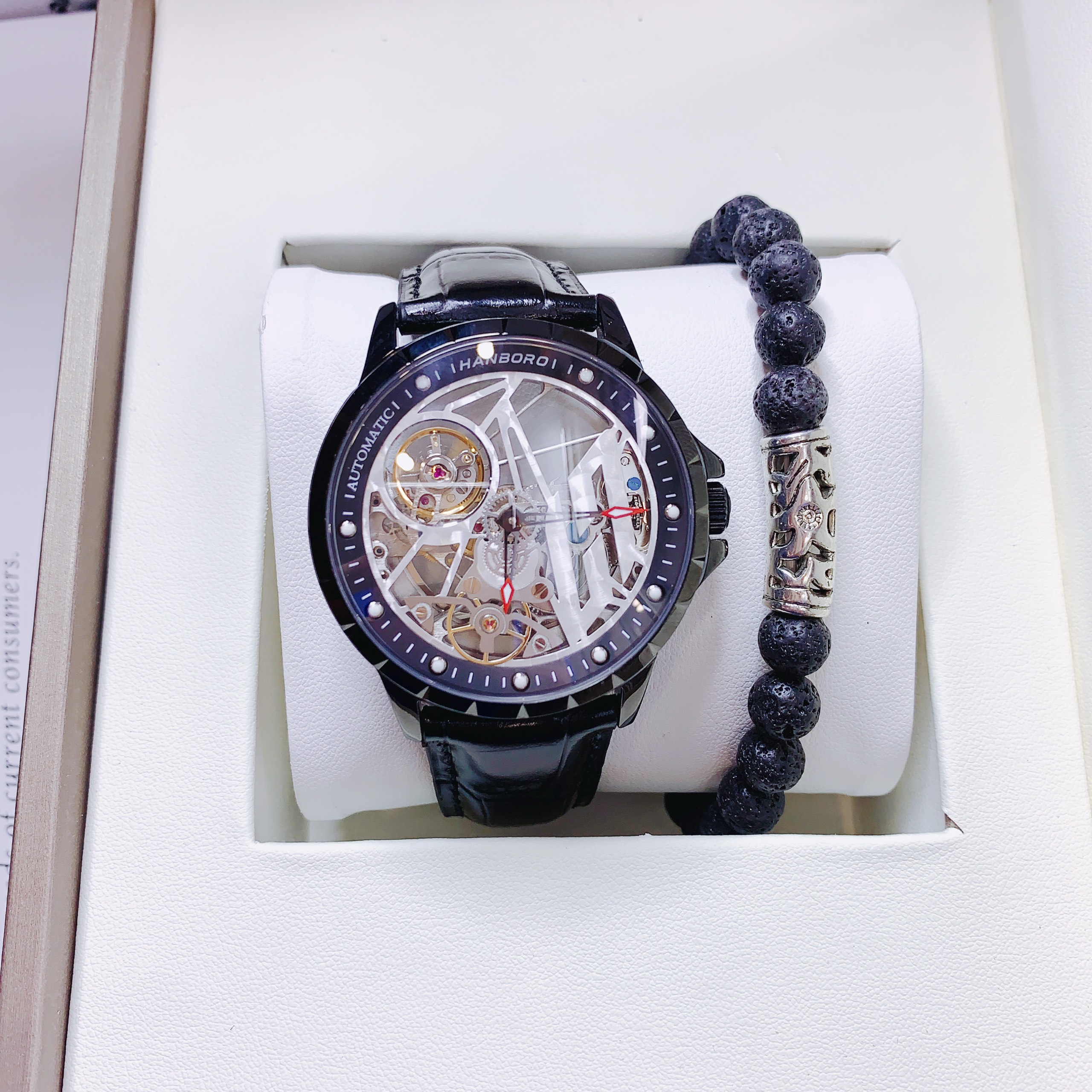 Đồng hồ Hanboro nam máy cơ Đồng hồ Hanboro nam máy cơ