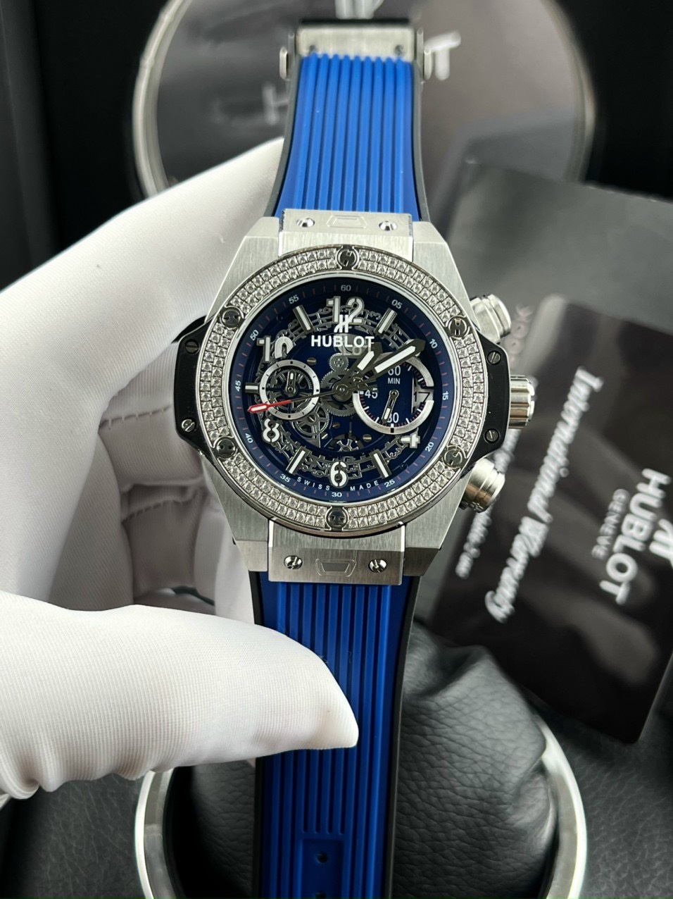 Đồng hồ Hublot nam đính đá Đồng hồ Hublot nam đính đá