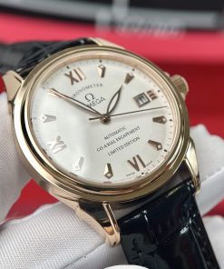 Đồng hồ Omega nam dây da màu nâu