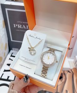 Đồng hồ nữ dây kim loại Davena