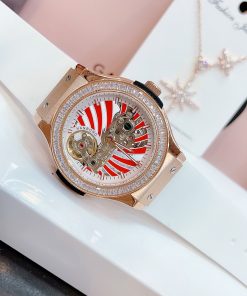 Đồng hồ nữ đính đá Hanboro by Huboler