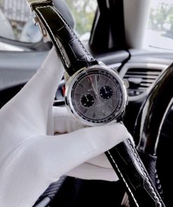 Đồng hồ Breitling nam dây da màu đen