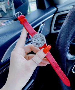 Đồng hồ Piaget nữ dây da màu đỏ