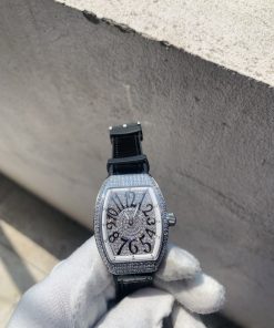 Đồng hồ Franck Muller V32 dây cao su màu đen